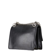 フェンディ キャナイ スモール 斜め掛け チェーン ショルダーバッグ 8M0381 ブラック レザー レディース FENDI 【中古】